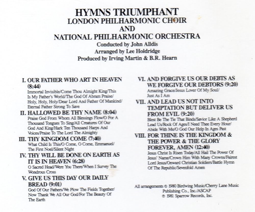 John Alldis - Hymns Triumphant (London Philharmonic Choir